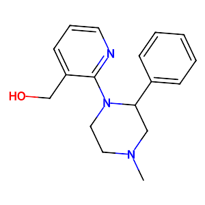 2-(4-Methyl-2-phenyl-1-piperazinyl)- 3-pyridinemethanol,61337-89-1