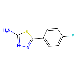 5-(4-Fluoro-phenyl)-[1,3,4]thiadiazol-2-ylamine,942-70-1