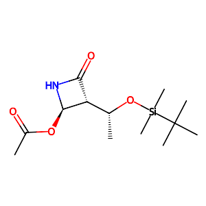 (3R,4R)-4-Acetoxy-3-[(R)-1-(tert-butyldimethylsilyloxy) ethyl]azetidin-2-one,76855-69-1