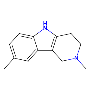 2,8-Dimethyl-2,3,4,5-tetrahydro-1H-pyrido[4,3-b]indole,19686-05-6