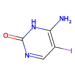 6-Amino-5-iodopyrimidin-2(1H)-one,1122-44-7