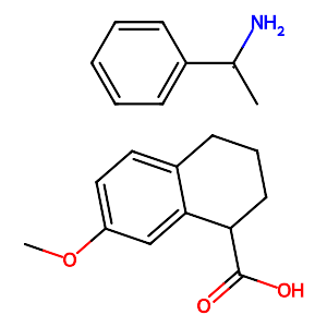 (1S)-1,2,3,4-tetrahydro-7-methoxy-1-naphthalenecarboxylic acid, (2S)-2-methylbenzenemethanamine (1:1),405103-15-3