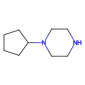 1-Cyclopentylpiperazine, contains 10%Cyclopentanol, tech.,21043-40-3