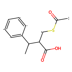 2-(S)-Acetylthiomethyl-4-methyl-pentanoic acid,632333-34-7
