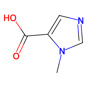 1-Methyl-1H-imidazole-5-carboxylic acid, tech.,41806-40-0