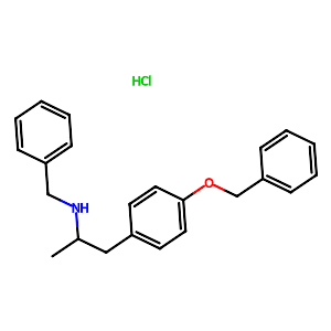 Benzeneethanamine,2-methyl-4-(phenylmethoxy)-N-(phenylmethyl)-,hydrochloride(1:1),(2R)-,1126298-87-0