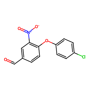 4-(4-Chlorophenoxy)-3-nitrobenzenecarbaldehyde,320416-35-1