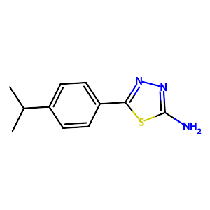 5-(4-Isopropylphenyl)-1,3,4-thiadiazol-2-amine,100987-89-1