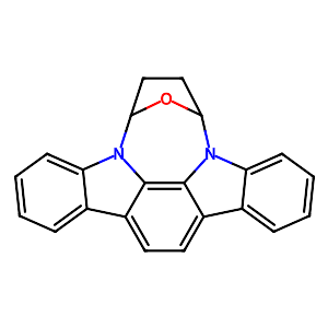 8,11-epoxy-8,9,11-tetrahydrodiindolo(1,2,3-fg:3',2',1'-kl)[1,6]benzodiazocine,145672-18-0