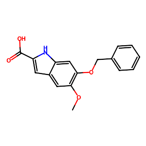 6-Benzyloxy-5-methoxyindole-2-carboxylic Acid,2495-92-3