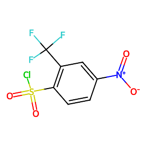 4-Nitro-2-(trifluoromethyl)benzene-1-sulfonyl chloride,444-46-2