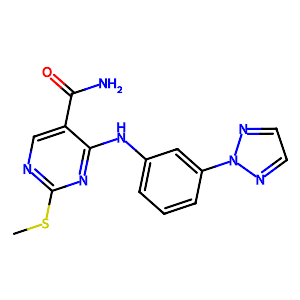 2-(Methylthio)-4-[[3-(2H-1,2,3-triazol-2-yl)phenyl]amino]-5-pyrimidine carboxamide,1194973-45-9