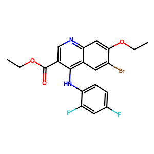 3-Quinolinecarboxylicacid,6-bromo-4-[(2,4-difluorophenyl)amino]-7-ethoxy-,ethylester,953802-78-3
