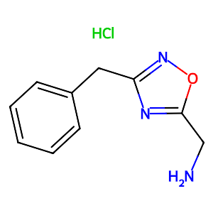 (3-Benzyl-1,2,4-oxadiazol-5-yl)methanamine hydrochloride,1185301-35-2
