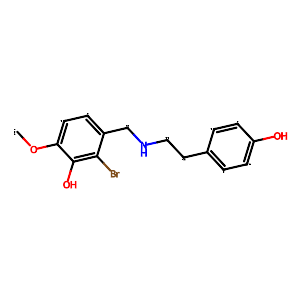 2-bromanyl-3-[[2-(4-hydroxyphenyl)ethylamino]methyl]-6-methoxy-phenol,330855-36-2