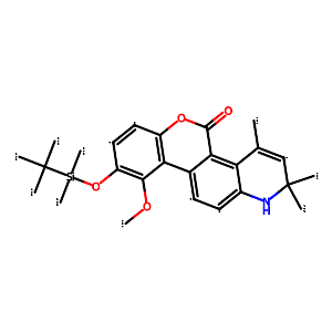 9-(tert-Butyldimethylsiloxy)-10-methoxy-5-oxo-2,5-dihydro-2,2,4-trimethyl-1H-[1]benzopyrano[3,4-f]quinoline,239071-15-9