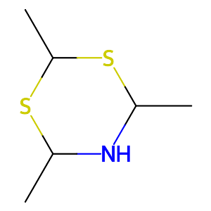 2,4,6-Trimethyl-1,3,5-dithiazinane,638-17-5