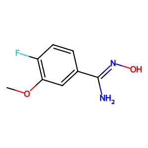 4-Fluoro-N'-hydroxy-3-methoxybenzenecarboximidamide,911364-08-4