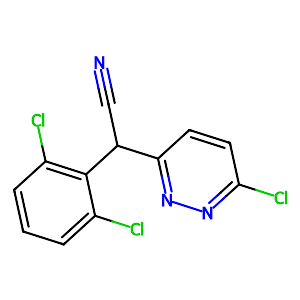 2-(6-Chloropyridazin-3-yl)-2-(2,6-dichlorophenyl)acetonitrile,209412-06-6