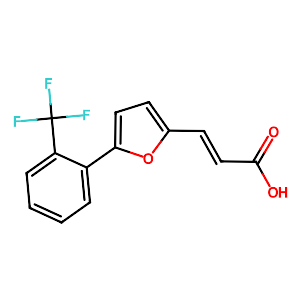 3-[5-(2-(Trifluoromethyl)phenyl)furan-2-yl]-acrylic acid, predominantly trans,480425-31-8