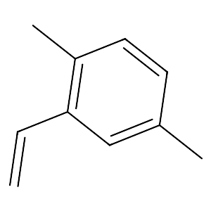 2,5-Dimethylstyrene, contains 500 ppm tert-Butylcatechol as stabilizer,2039-89-6