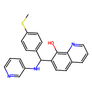 8-Quinolinol,7-[[4-(methylthio)phenyl](3-pyridinylamino)methyl]-,832106-68-0