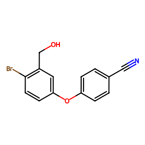 4-(4-Bromo-3-(hydroxymethyl)phenoxy)benzonitrile,906673-45-8