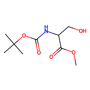 Methyl 2-((tert-butoxycarbonyl)amino)-3-hydroxypropanoate,69942-12-7