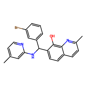 8-Quinolinol,7-[(3-bromophenyl)[(4-methyl-2-pyridinyl)amino]methyl]-2-methyl-,693832-54-1