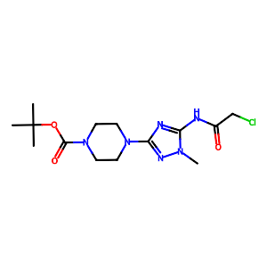 tert-Butyl 4-(5-(2-chloroacetamido)-1-methyl-1H-1,2,4-triazol-3-yl)piperazine-1-carboxylate,1404364-97-1