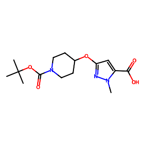 3-[(1-Boc-piperidin-4-yl)oxy]-1-methyl-1H-pyrazole-5-carboxylic acid,1169563-43-2