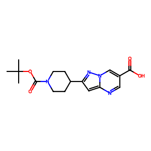 2-(1-Boc-piperidin-4-yl)pyrazolo[1,5-a]pyrimidine-6-carboxylic acid,1169564-04-8