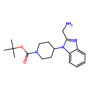 tert-Butyl 4-(2-(aminomethyl)-1h-benzo[d]imidazol-1-yl)piperidine-1-carboxylate,876589-26-3