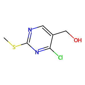 (4-Chloro-2-(methylthio)pyrimidin-5-yl)methanol,1044145-59-6