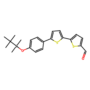 5'-[4-(tert-Butyldimethylsilyl)oxy]phenyl-2,2'-bithiophene-5-carbaldehyde,886054-95-1