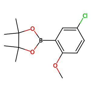 2-(5-Chloro-2-methoxyphenyl)-4,4,5,5-tetramethyl-1,3,2-dioxaborolane,635305-45-2
