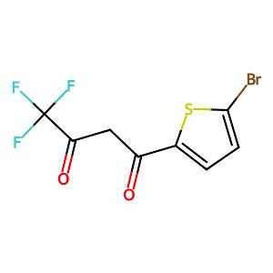 1-(5-Bromothiophen-2-yl)-4,4,4-trifluorobutane-1,3-dione,326-71-6