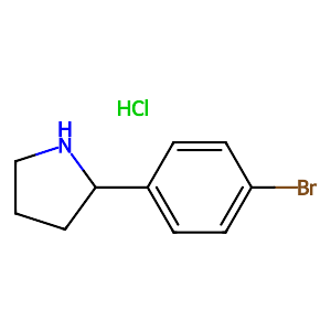 2-(4-Bromophenyl)pyrrolidine HCl,1187930-57-9