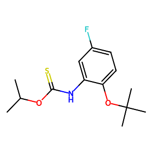 Carbamothioicacid, N-[2-(1,1-dimethylethoxy)-5-fluorophenyl]-, O-(1-methylethyl)ester,663925-82-4