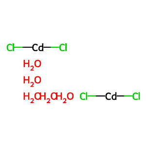 Cadmium chloride hemi(pentahydrate), ACS reagent,7790-78-5