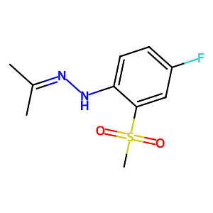 2-Propanone,2-[4-fluoro-2-(methylsulfonyl)phenyl]hydrazone,1174743-98-6