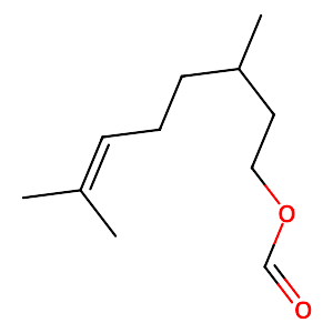 3,7-Dimethyloct-6-en-1-yl formate,105-85-1