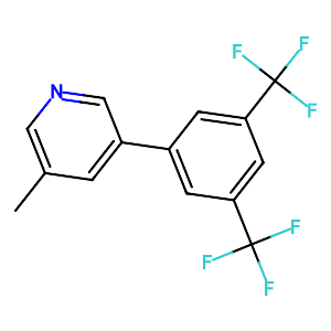 3-(3,5-Bis-trifluoromethyl-phenyl)-5-methyl-pyridine,93594-48-0
