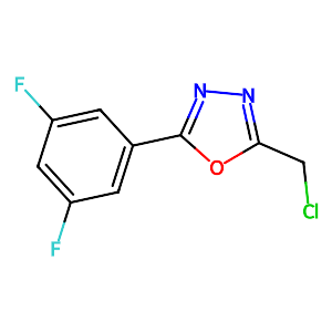 2-(Chloromethyl)-5-(3,5-difluorophenyl)-1,3,4-oxadiazole,1016735-84-4