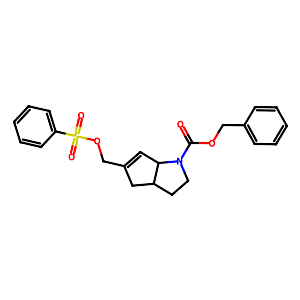 5-Phenylsulfonyloxymethyl-hexahydro-cyclopenta[b]pyrrole-1-carboxylic acid benzyl ester,1021086-56-5