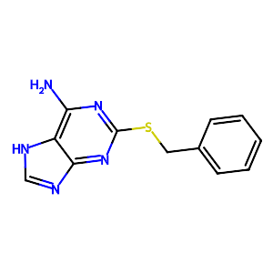 2-(Benzylthio)-9H-purin-6-amine,64542-91-2