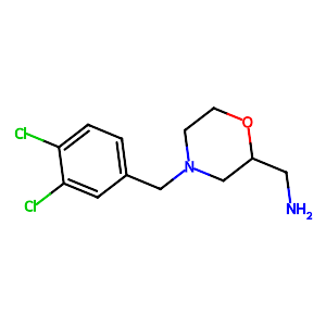 2-Morpholinemethanamine,4-[(3,4-dichlorophenyl)methyl]-,(2R)-,407640-13-5