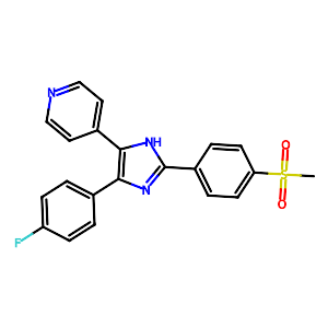 4-(4-Fluorophenyl)-2-(4-methylsulfonylphenyl)-5-(4-pyridyl)-1H-imidazole,152121-46-5