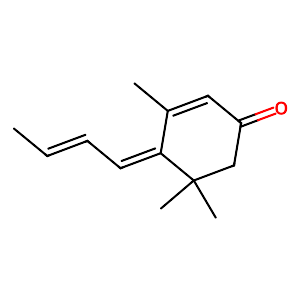 4-(But-2-en-1-ylidene)-3,5,5-trimethylcyclohex-2-enone,13215-88-8