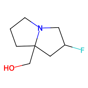 ((2R,7aS)-2-Fluorohexahydro-1H-pyrrolizin-7a-yl)methanol,2097518-76-6